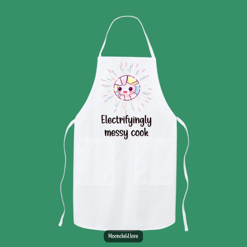 Funny Electric Lines Apron: Cook with Zest in this Funny Kitchen Essential