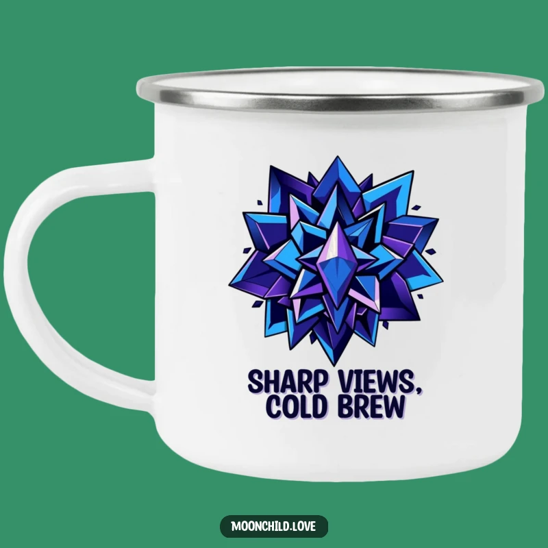 Funny Abstract Shapes Camping Mug: Adventure Ready Funny Drinkware