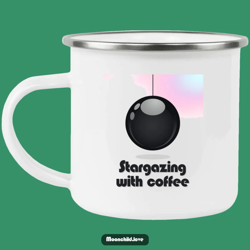 Funny Cosmic Orb Camping Mug: Your Funny Companion for Stargazing Adventures