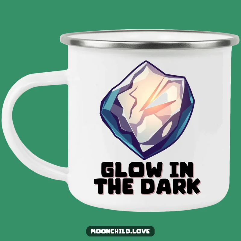 Funny Obsidian Shard Camping Mug: Your Mysterious Companion for Outdoor Adventures