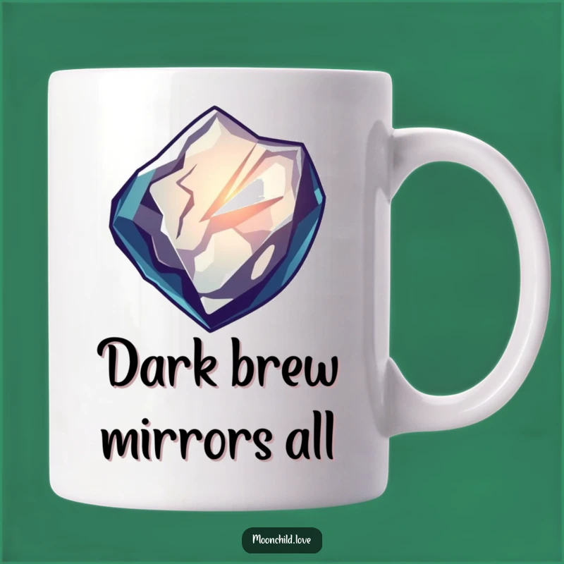 Funny Obsidian Shard Mug: A Mysterious and Funny Gift for the Intriguing