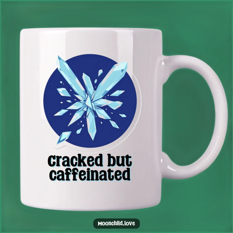 Geometric Shards Funny Mug: Shattering Style & Humor Gift