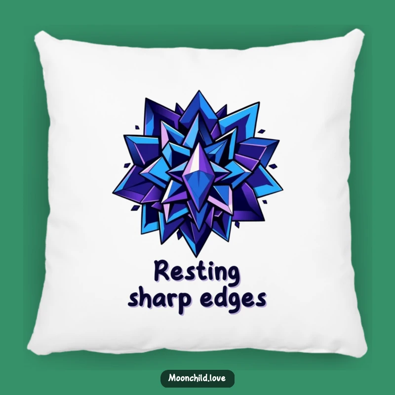 Funny Abstract Shapes Pillow: Cozy and Chic Funny Accent for Your Funny Living Space