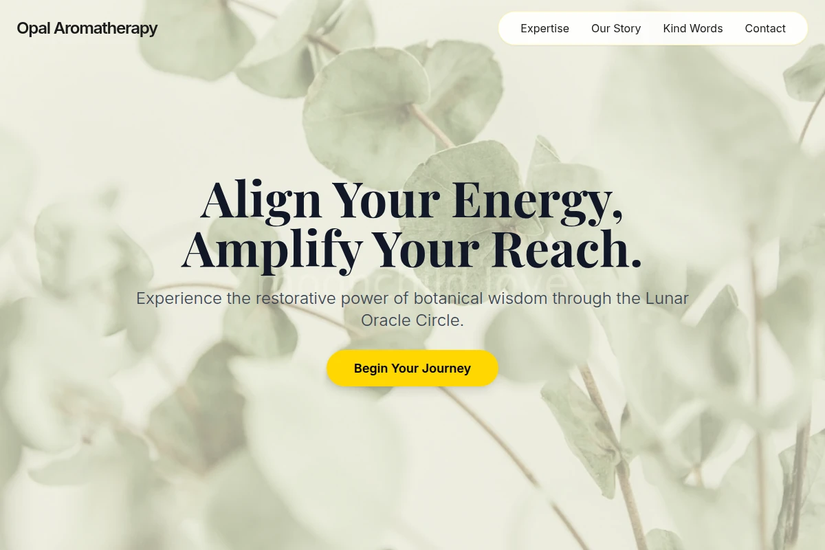 Opal Aromatherapy