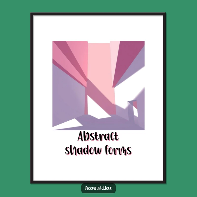 Abstract Architecture Digital Print - Dramatic Shadow Wall Art Gift