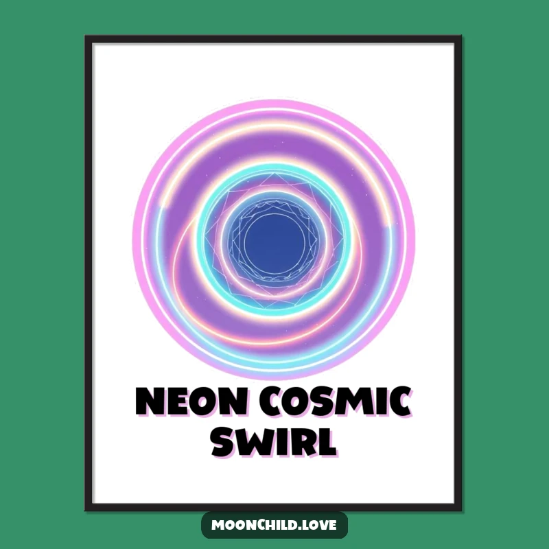 Cosmic Vortex Funny Digital Art: Instant Abstract Wonder