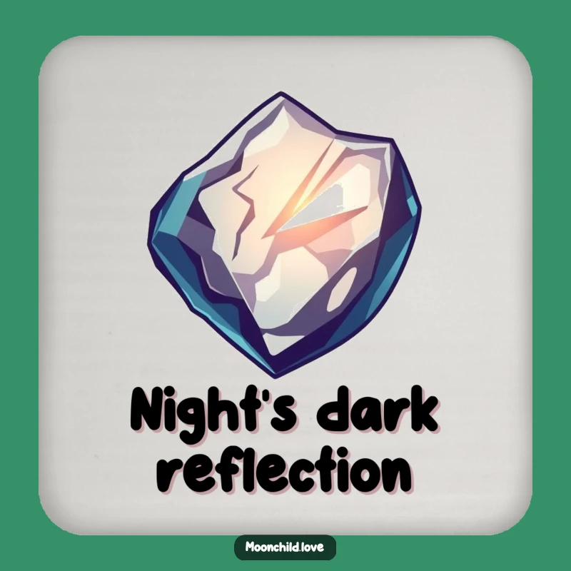 Funny Obsidian Shard Coasters: Protect Surfaces with this Funny, Dark Set