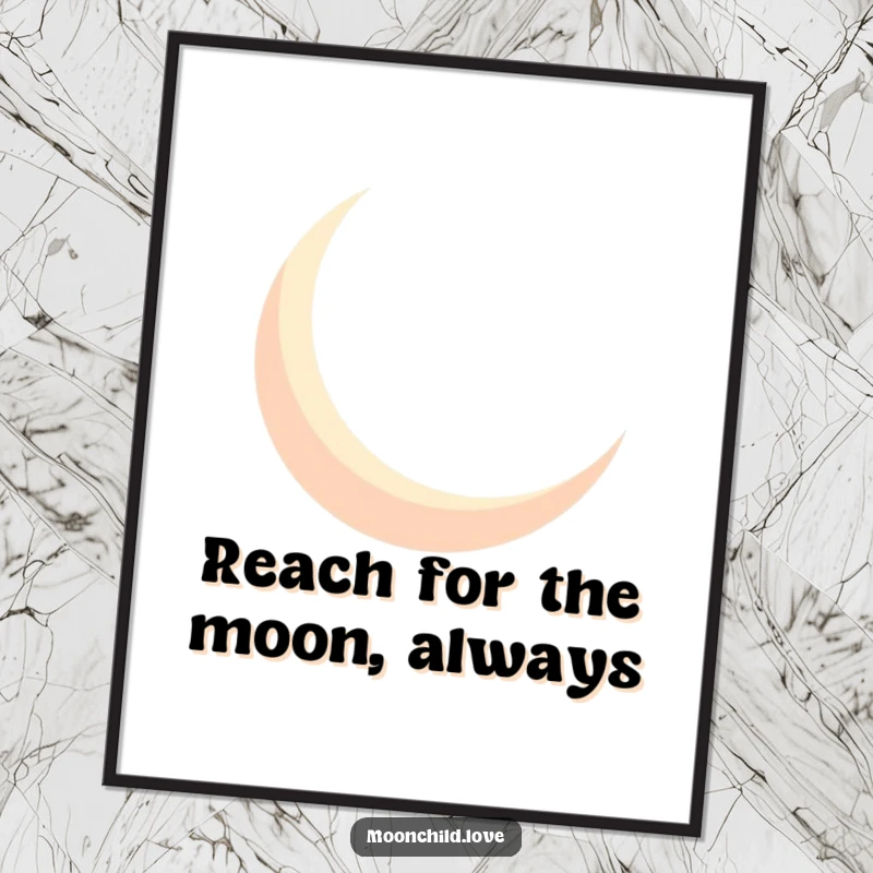 Funny Free Printable Geometric Crescent Moon Wall Art, a stark silhouette casting dramatic shadows.