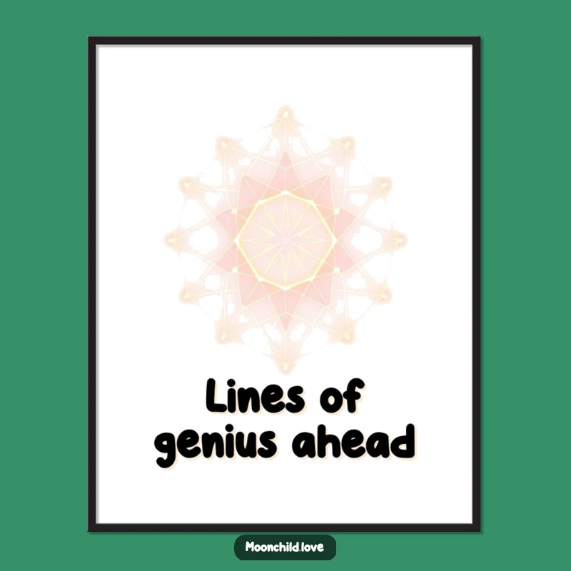 Free Printable Futuristic Lattice Wall Art - Minimalist Glow Design Downloadable Decor