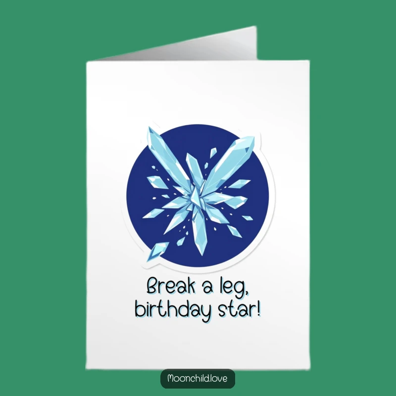 Free Printable Shattering Geometric Birthday Card - Modern Downloadable Gift