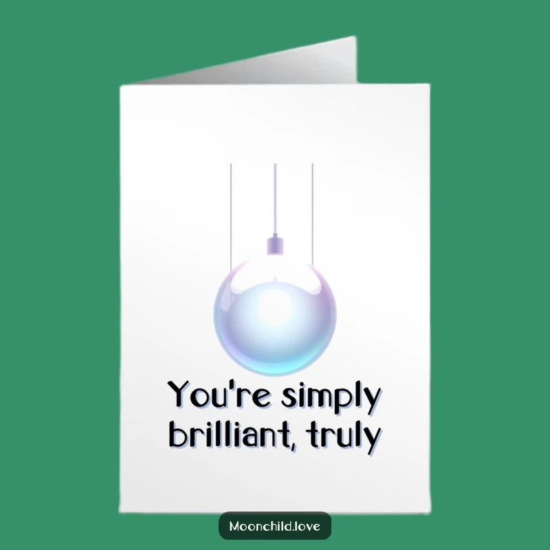 Free Printable Metallic Orb Congratulations Card - Techy Downloadable