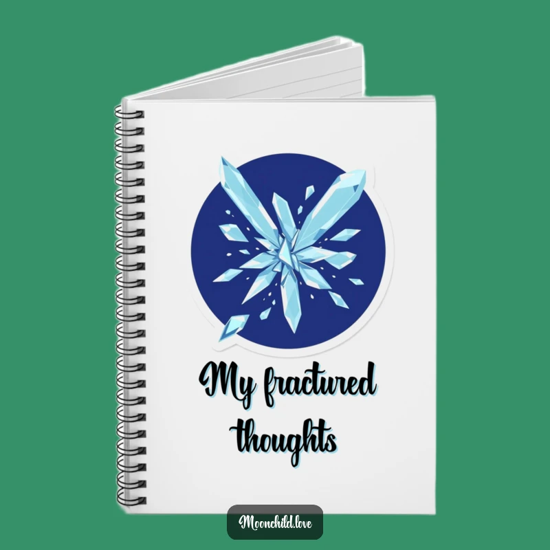 Geometric Shards Funny Notebook: Jot Down Ideas with Edge