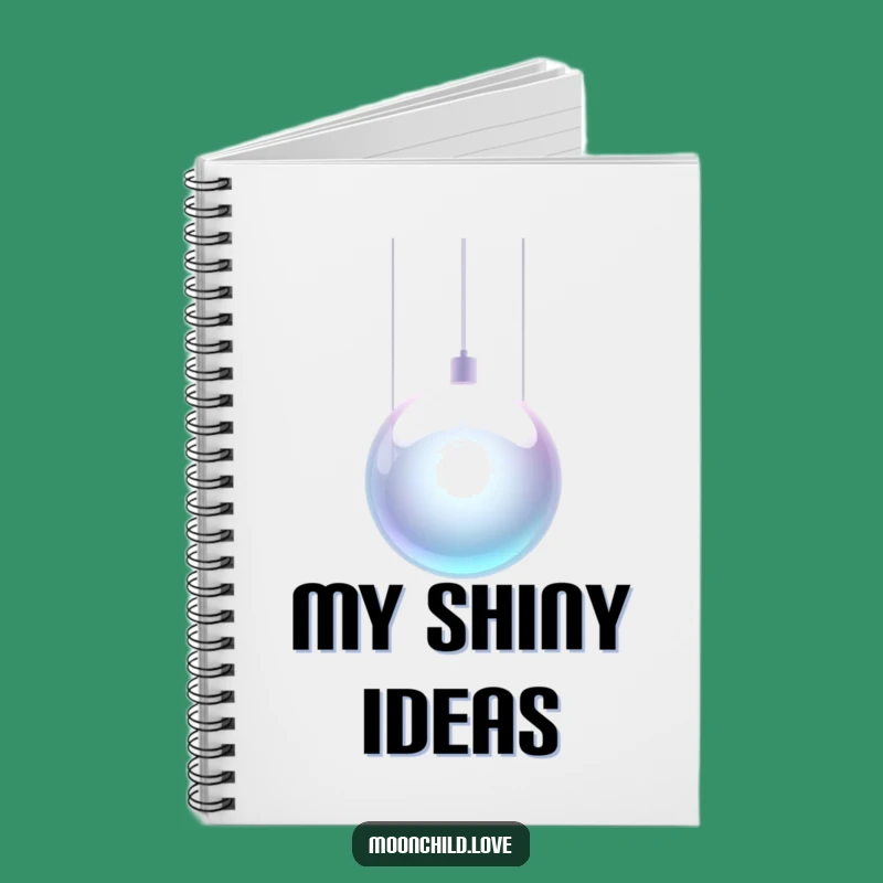 Metallic Orb Funny Notebook: Jot Down Futuristic Ideas