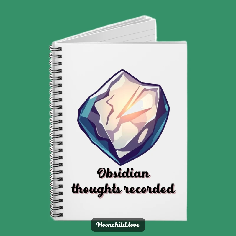 Funny Obsidian Shard Notebook: Jot Down Secrets in this Funny, Dark Journal