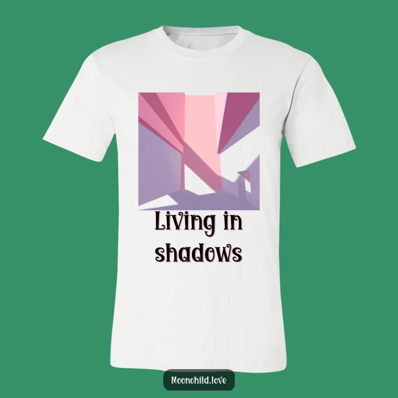 Geometric Shadows T-Shirt - Bold Abstract Architectural Statement Tee