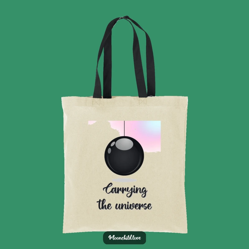 Funny Cosmic Orb Tote Bag: Carry Your Universe with this Funny Accessory